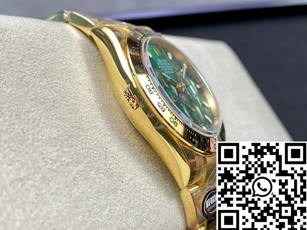 Yellow Dial Green Daytona Gold Rolex M116508-0013 Factory BT 1028